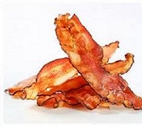 Bacon crujiente y "ligero"